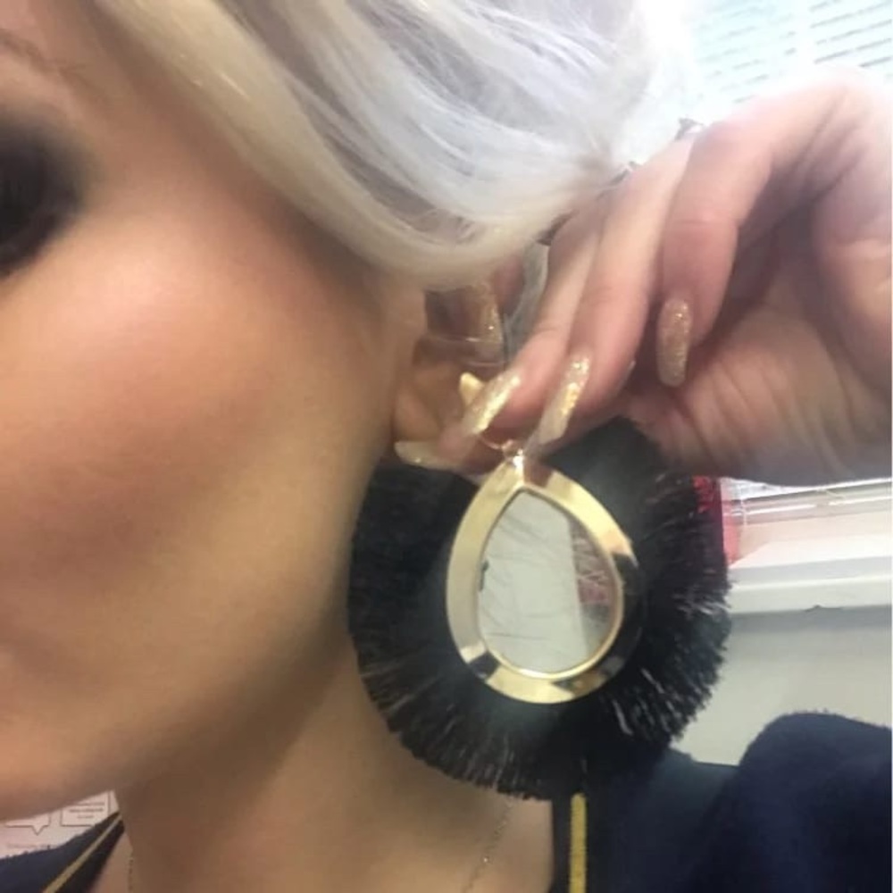 Fashion Bohemian Big Tassel Earrings for - Picture 3 of 5